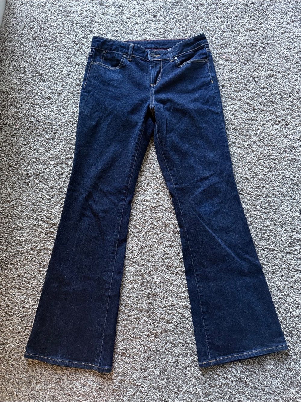Heritage Dark Blue Flare Jeans